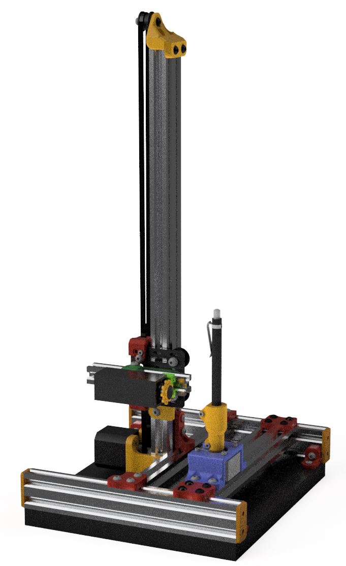 DIY laser obrotowy V-SLOT